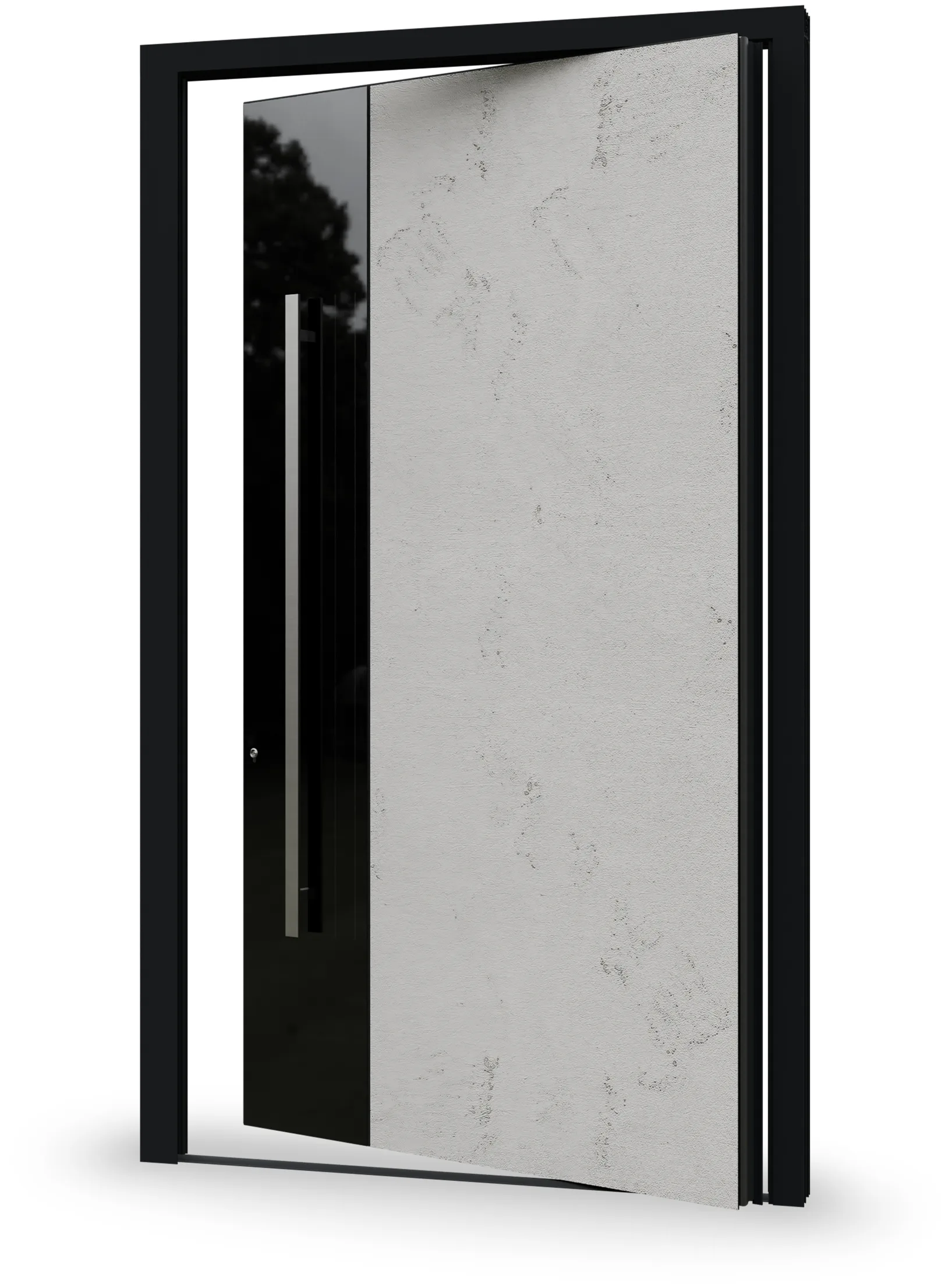 Ușă pivotantă Thiral PV3200 — silhouette