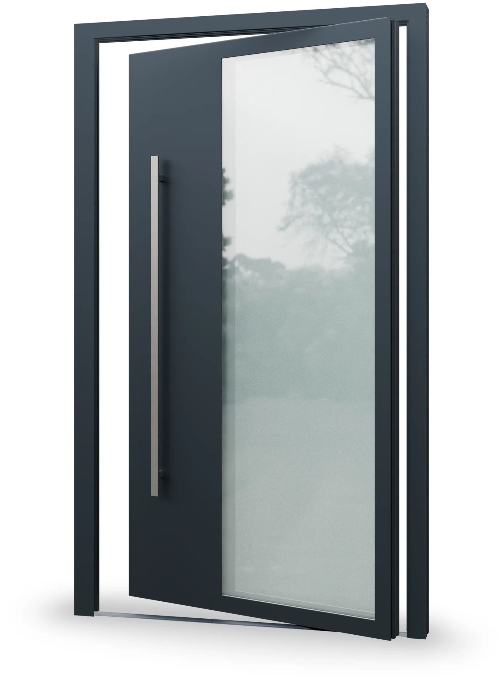 Ușă pivotantă Thiral PV5400 — silhouette