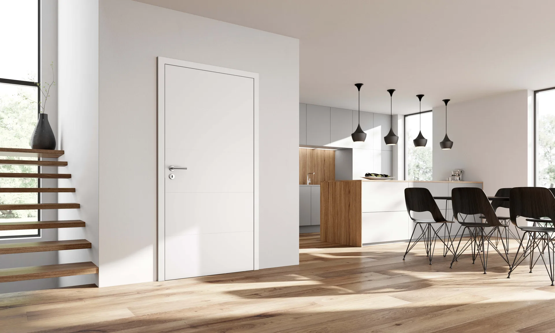 Ușă de interior Cava — Albe vopsite