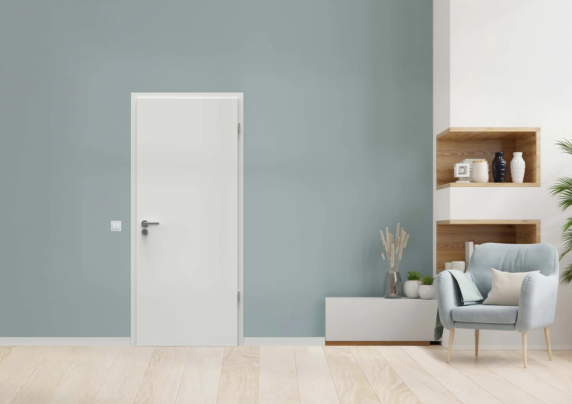 Ușă de interior Echtlack Premium — Albe vopsite