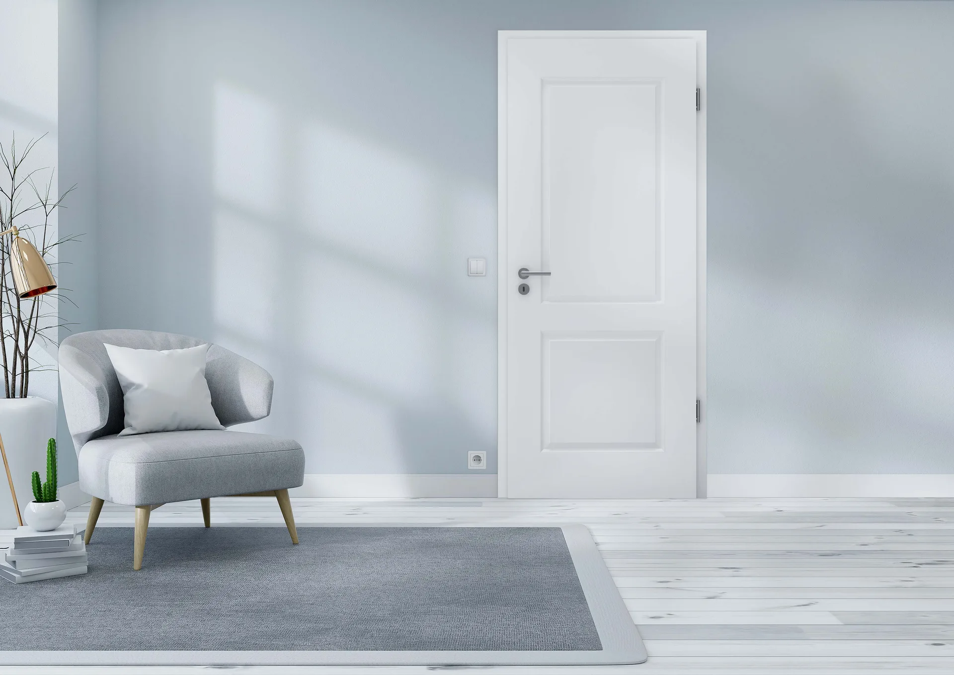 Ușă de interior Formelle Basic — Albe vopsite