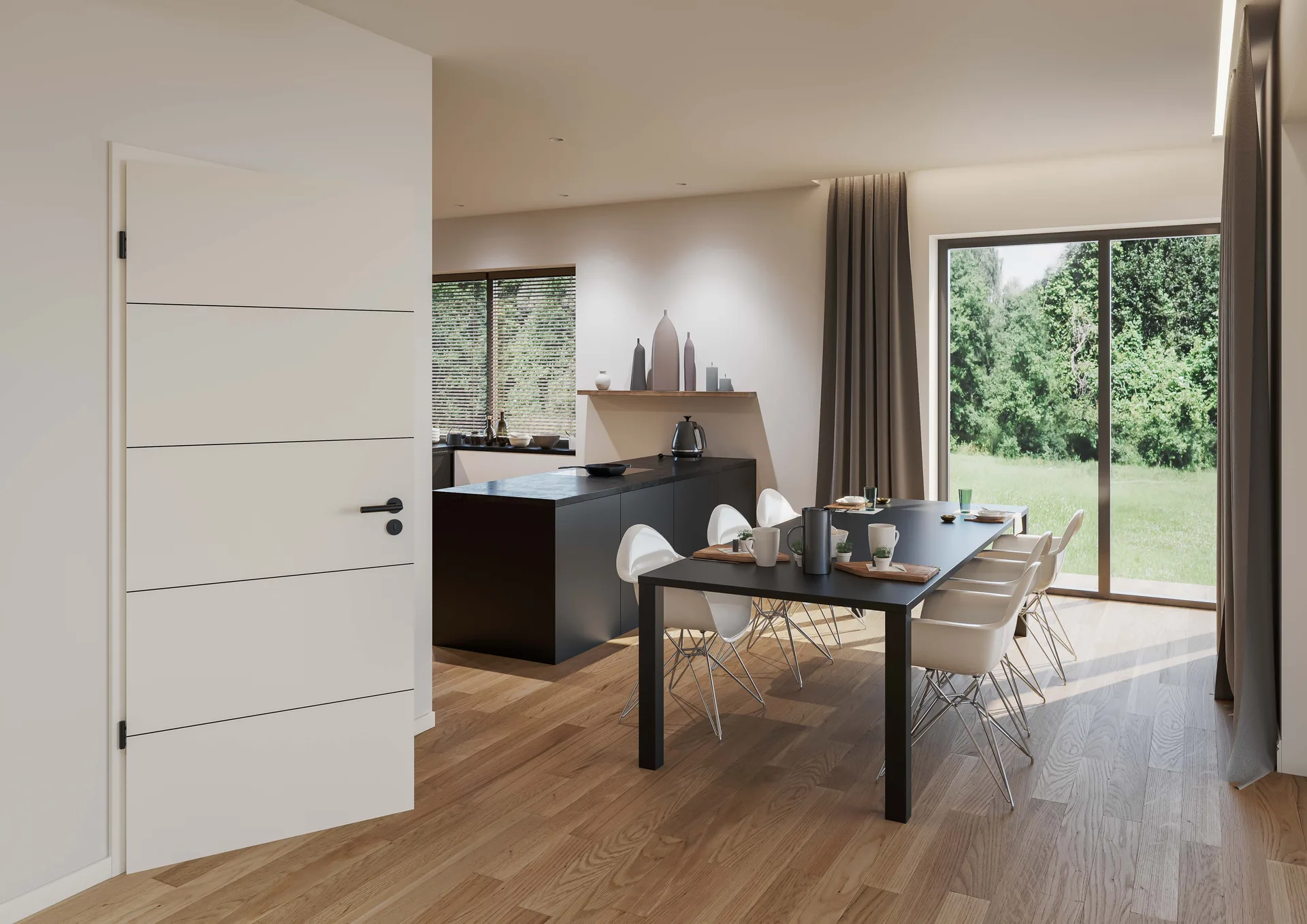 Ușă de interior Nero — Albe vopsite