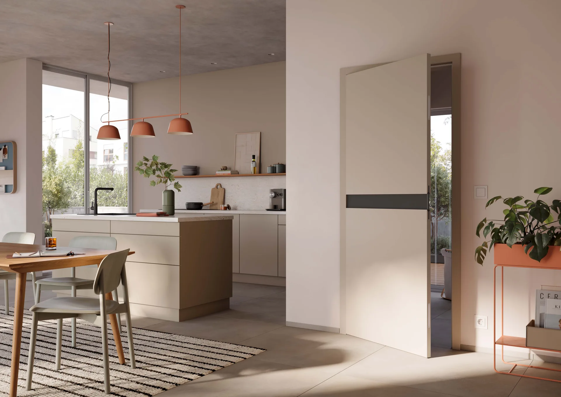 Ușă de interior Toca — Albe vopsite 2