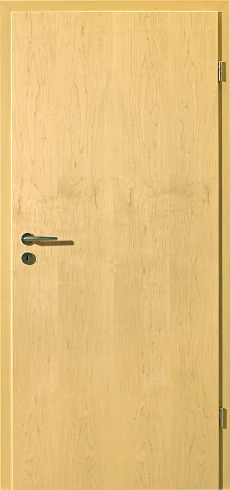 glatte tuer kanadisch ahorn natur freisteller