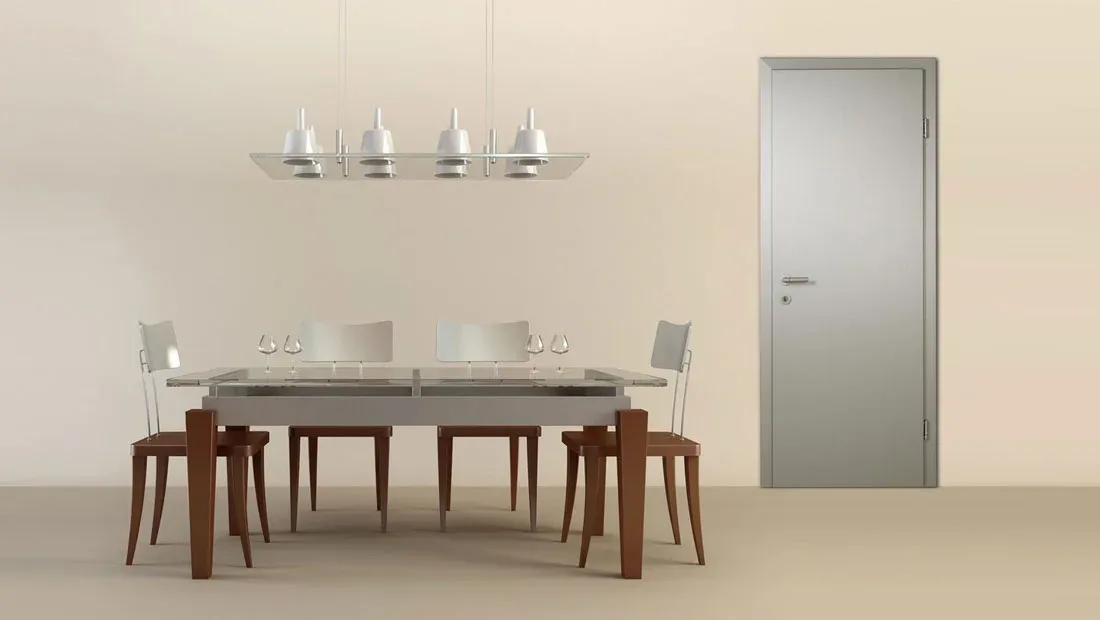 Ușa de interior laminata Kristall inox