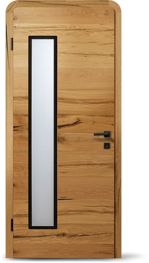 Ușă de interior Zitrin Q Curve — Furnir