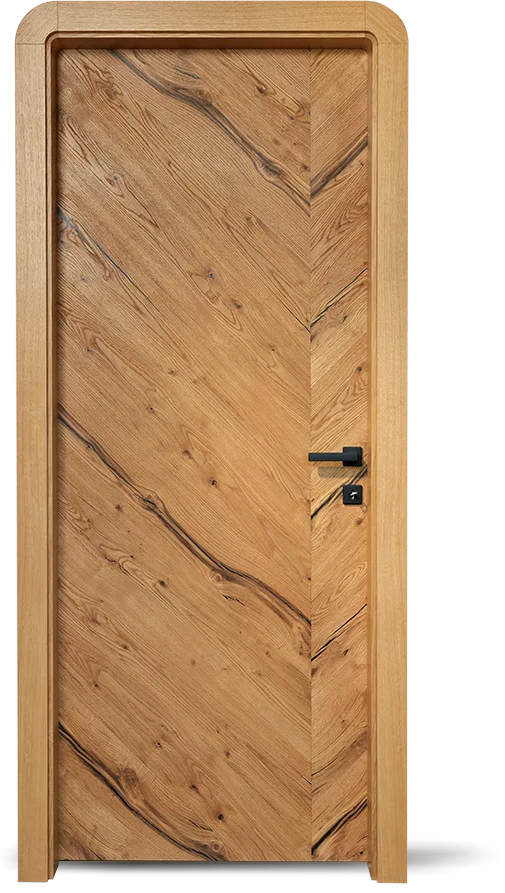 Ușă de interior Zitrin D Curve — Furnir