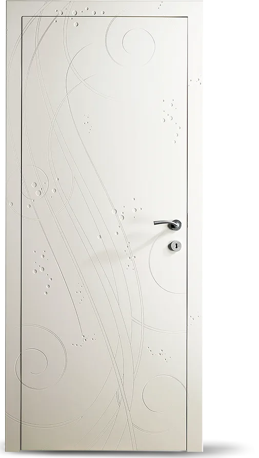 Ușă de interior Lasurit albă — Albe vopsite