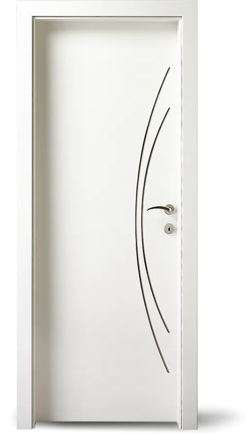 Ușă de interior Platin Duo albă — Albe vopsite