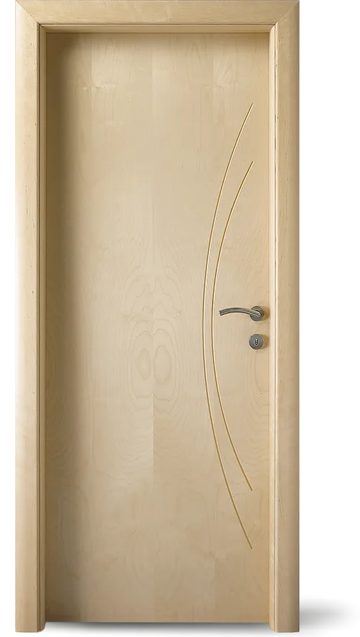 Ușă de interior Platin Duo albă — Albe vopsite 3