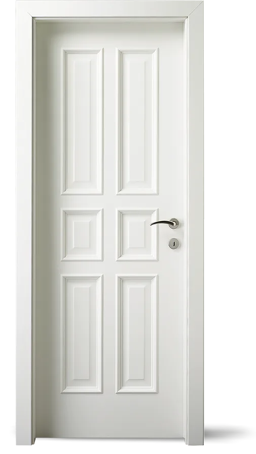 Ușă de interior Almadin albă — Albe vopsite 3