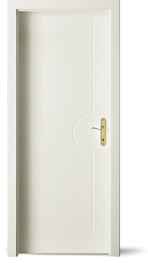 Ușă de interior Fortuna R albă — Albe vopsite